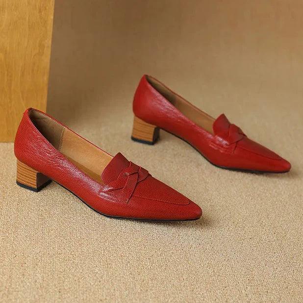 SOFIA GENUINE LEATHER LOAFERS - Sarah and Emma Portland