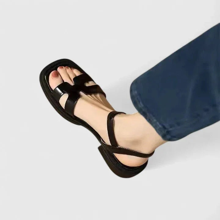 Deliane | Sophisticated Flat Sandals - Sarah and Emma Portland