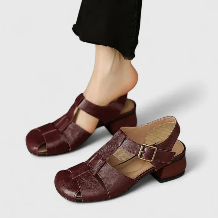 Diana | Elegant Leather Sandals - Sarah and Emma Portland