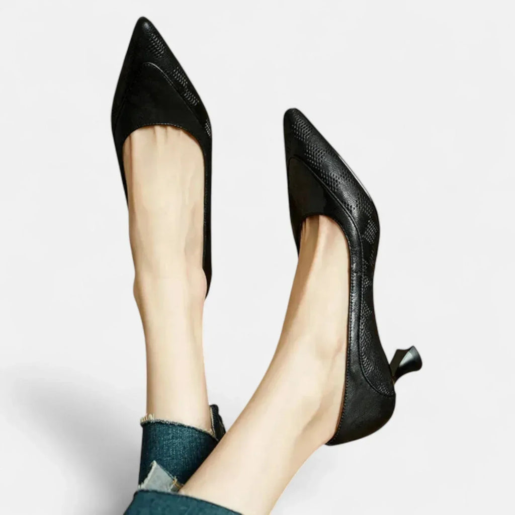 Amara Leather Heels - Sarah and Emma Portland