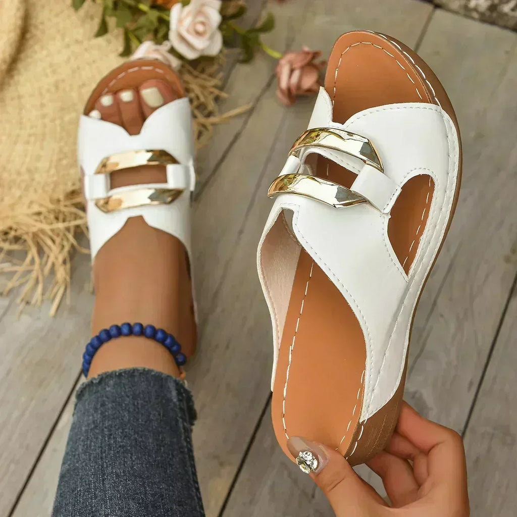 Lina | Orthopedic Wedge Heel sandals™ - Sarah and Emma Portland