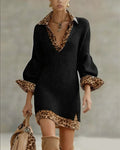 Laurena™ Elegant Leopard Dress - Sarah and Emma Portland