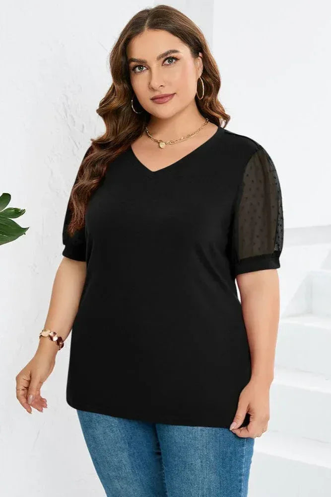 Helena | Sleek V-Neck Blouse - Sarah and Emma Portland
