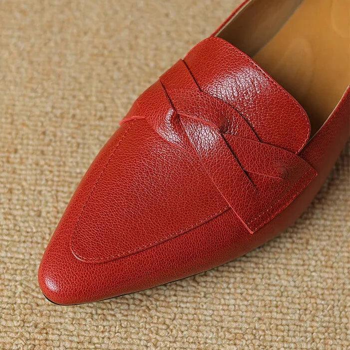 SOFIA GENUINE LEATHER LOAFERS - Sarah and Emma Portland