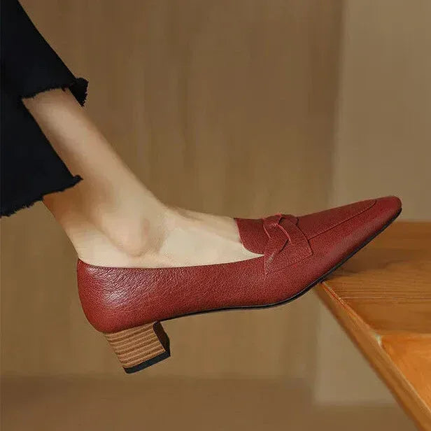 SOFIA GENUINE LEATHER LOAFERS - Sarah and Emma Portland