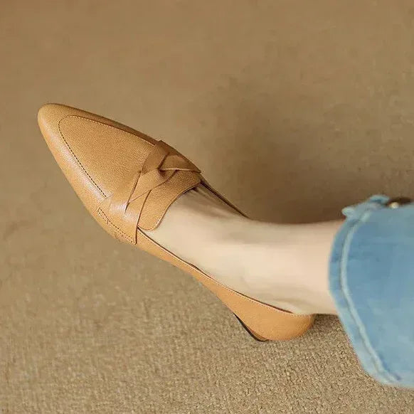 SOFIA GENUINE LEATHER LOAFERS - Sarah and Emma Portland