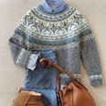 Luxe™ | Chic Vintage Knit Sweater - Sarah and Emma Portland