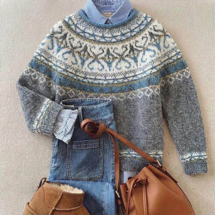 Luxe™ | Chic Vintage Knit Sweater - Sarah and Emma Portland