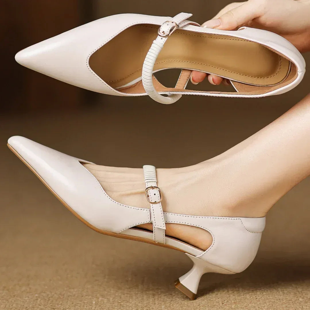 AVANI GENUINE LEATHER HEELS - Sarah and Emma Portland