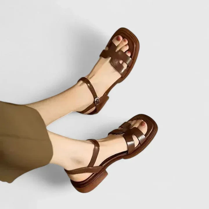Deliane | Sophisticated Flat Sandals - Sarah and Emma Portland