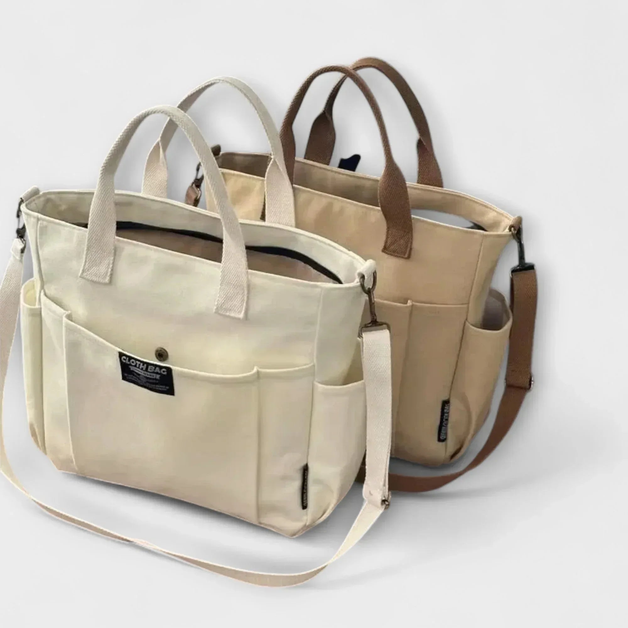 Amara - Minimalistic Canvas Tote Bag - Sarah and Emma Portland