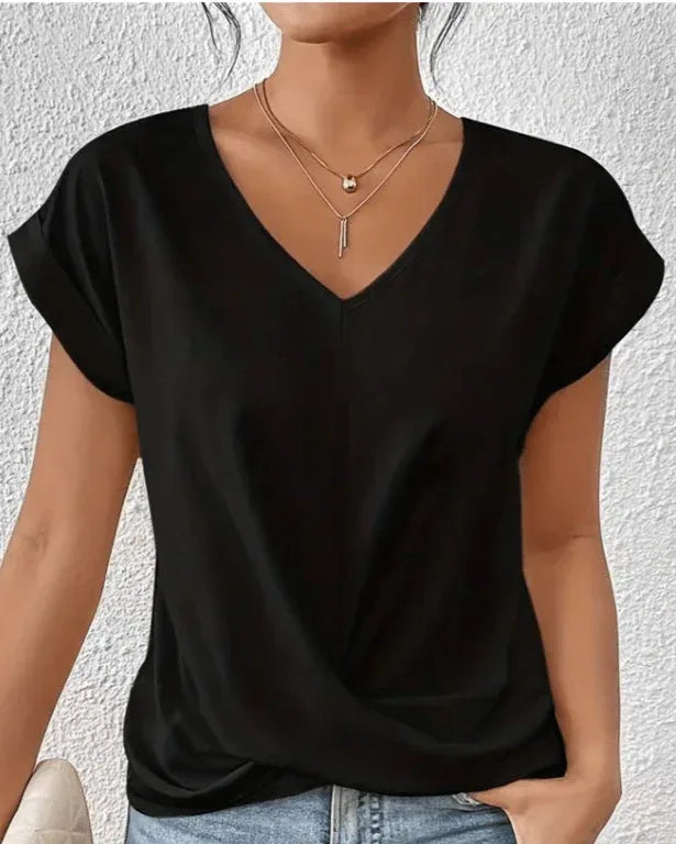 Maray | Perfect V-neck Top - Sarah and Emma Portland