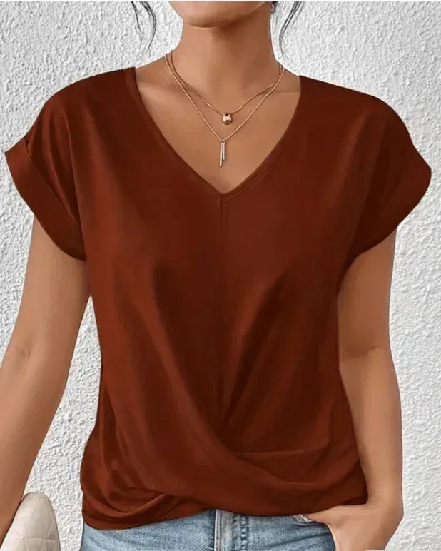 Maray | Perfect V-neck Top - Sarah and Emma Portland