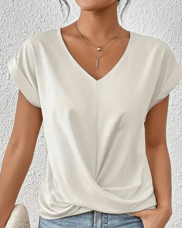 Maray | Perfect V-neck Top - Sarah and Emma Portland