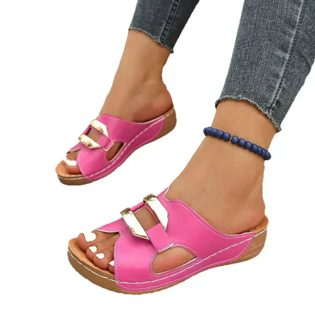 Lina | Orthopedic Wedge Heel sandals™ - Sarah and Emma Portland