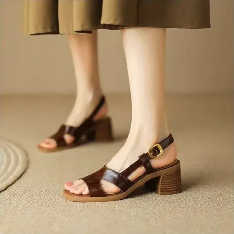 Maeve | Comfy Leather Sandals - Sarah and Emma Portland