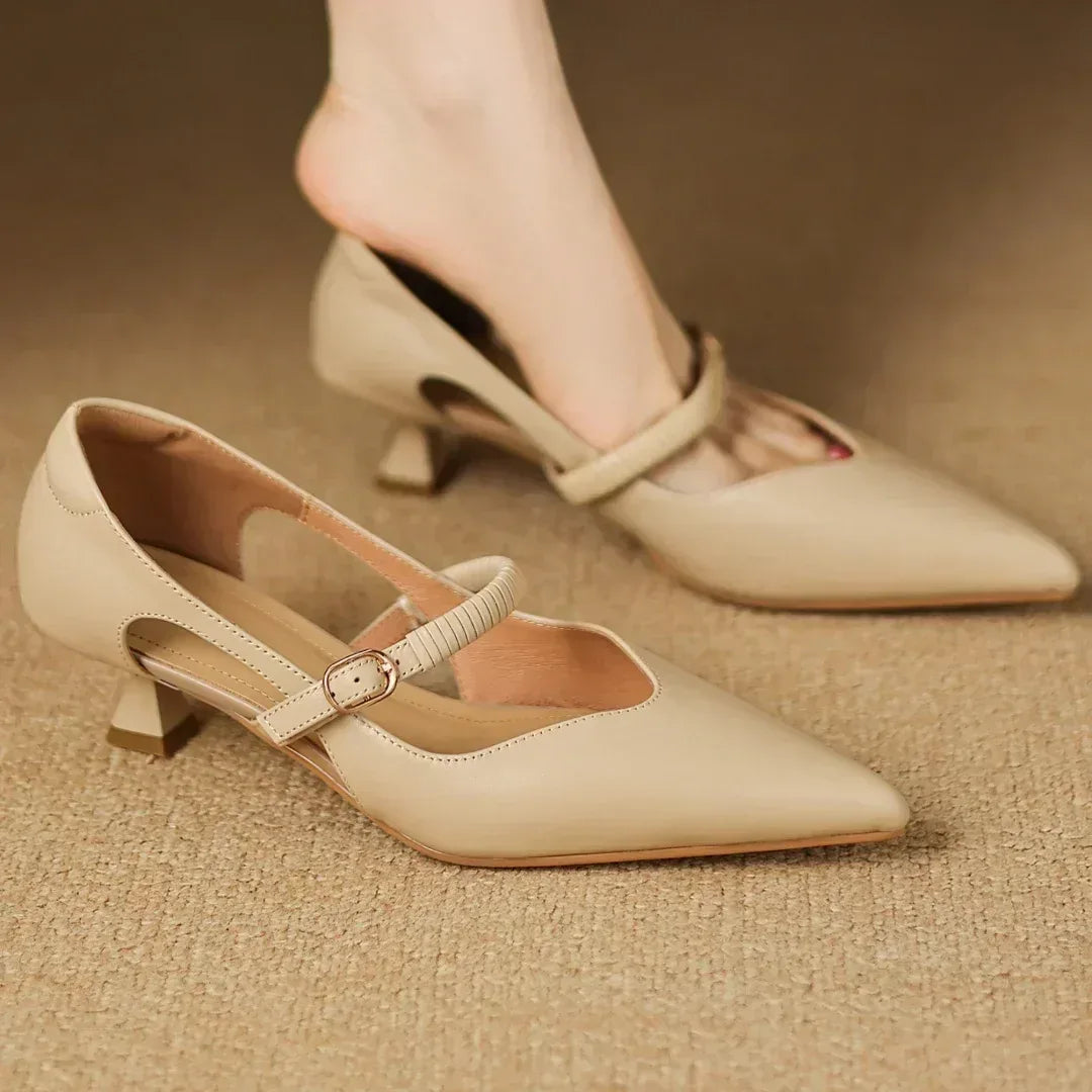 AVANI GENUINE LEATHER HEELS - Sarah and Emma Portland