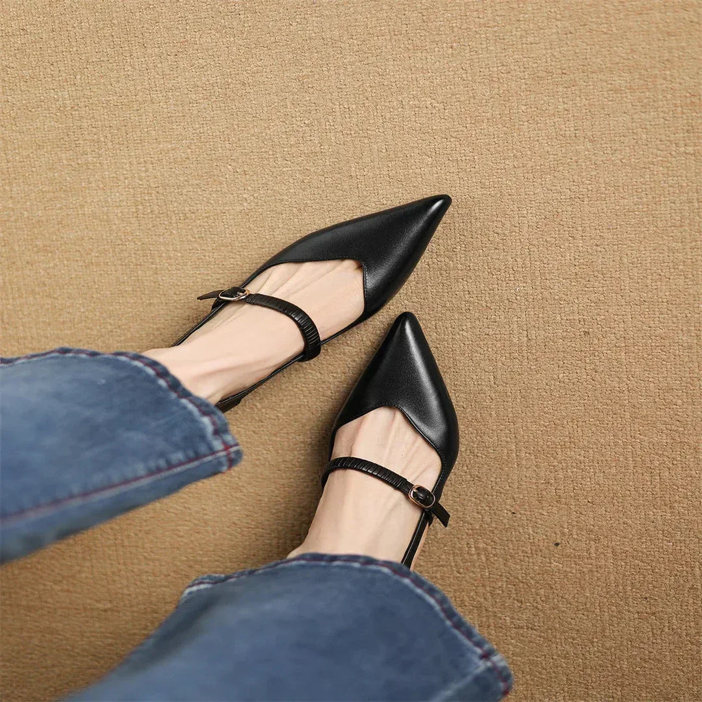 AVANI GENUINE LEATHER HEELS - Sarah and Emma Portland