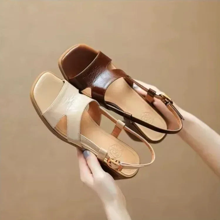 Maeve | Comfy Leather Sandals - Sarah and Emma Portland