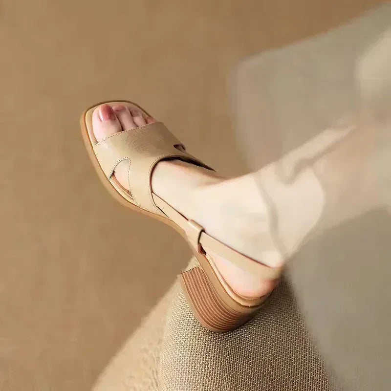 Maeve | Comfy Leather Sandals - Sarah and Emma Portland