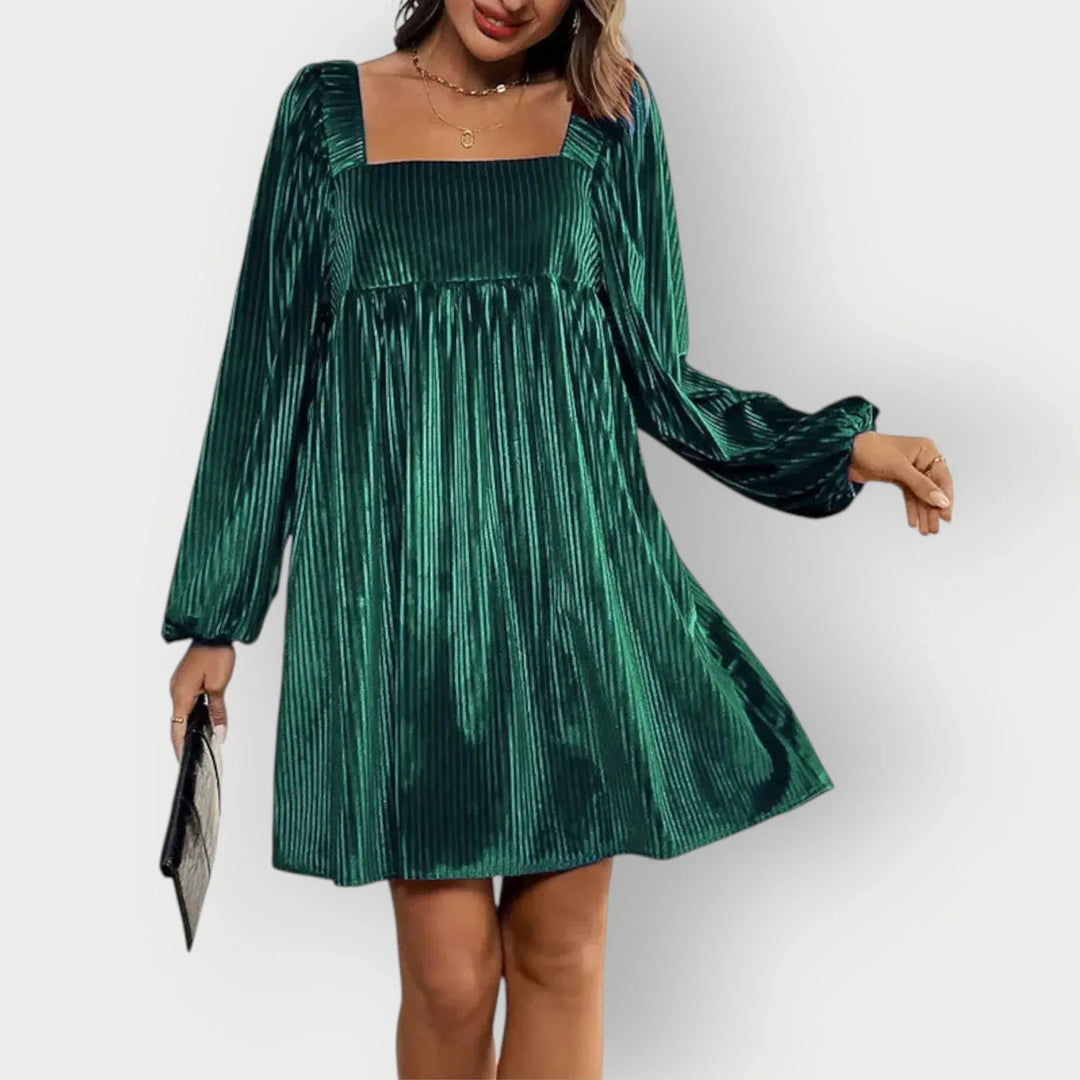 Morlyn | Velvet Chic Backless Square Dress - Sarah and Emma Portland