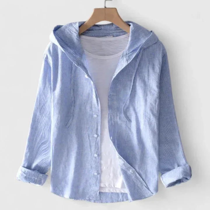 Demi | Elegant Hooded Blouse - Sarah and Emma Portland