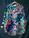 Amara | Colourful Dot Print Shirt