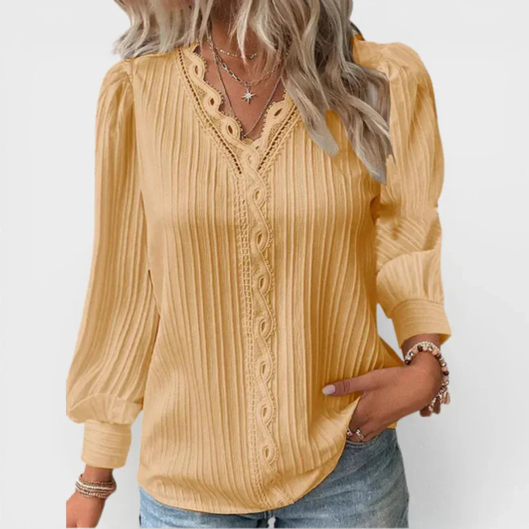 Andrea | Elegant Pullover Blouse - Sarah and Emma Portland