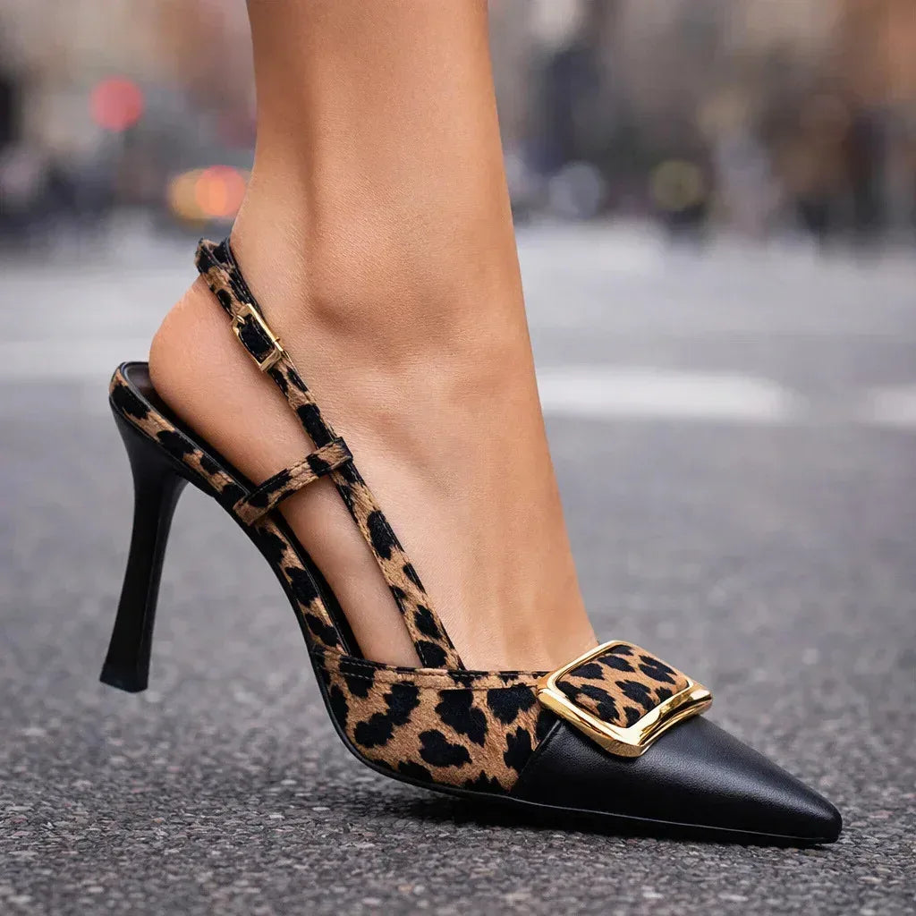 JADA MARIE LEOPARD HEELS - Sarah and Emma Portland