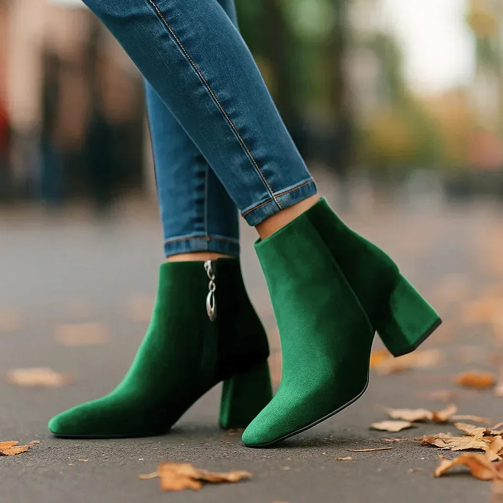 VALENTINA VELVET BOOTS - Sarah and Emma Portland