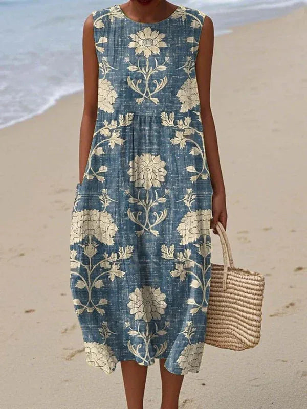 Belle | Boho Midi Dress