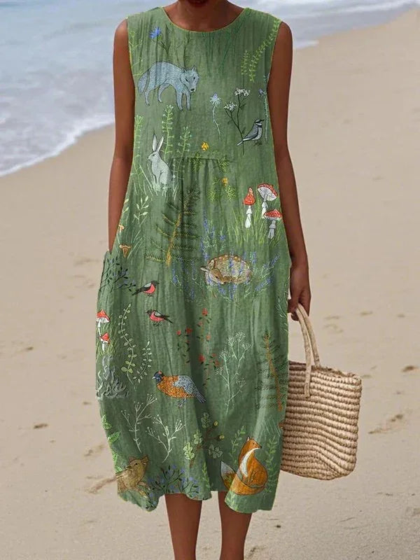 Hope | Woodland Midi Dress