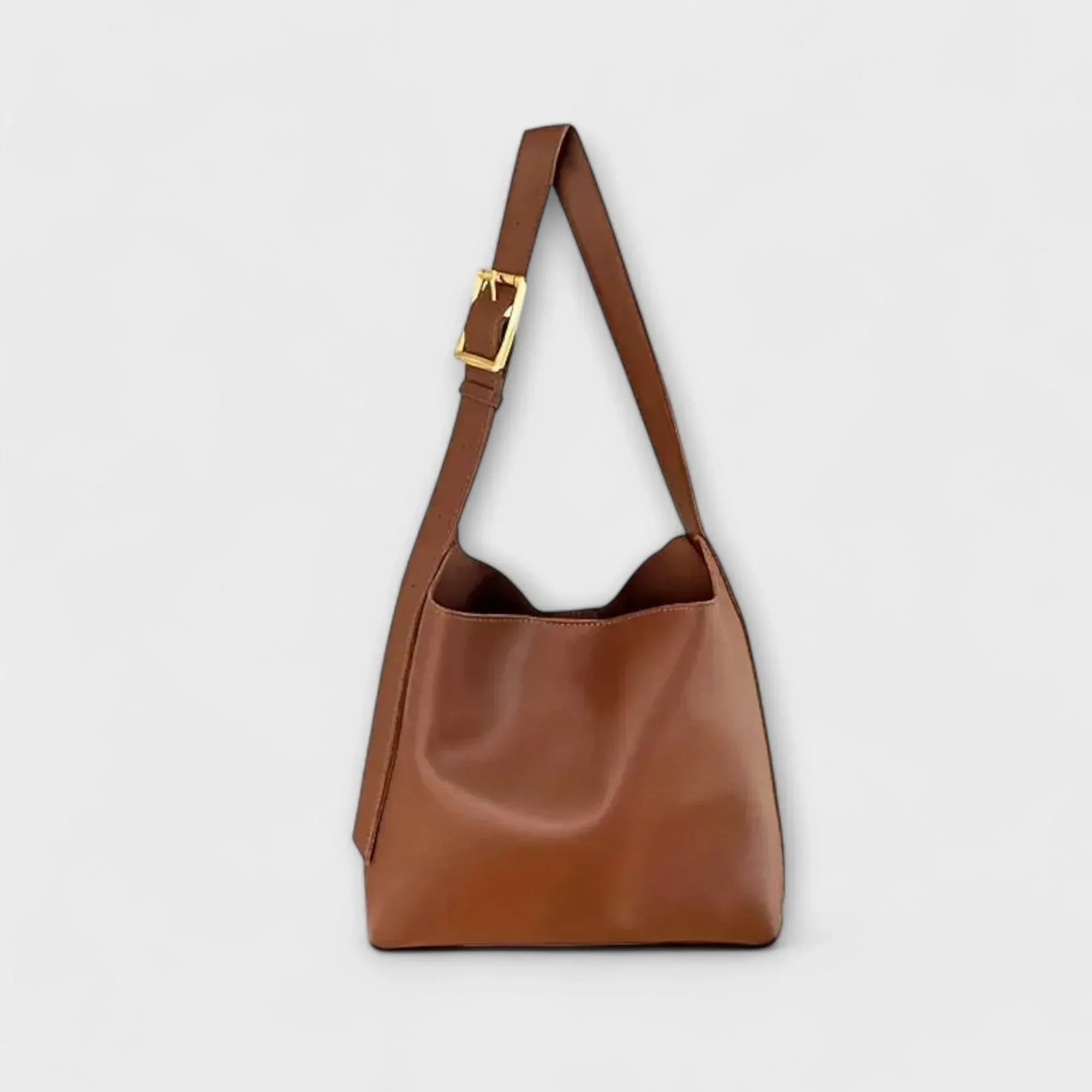 Calista – Elegant Leather Shoulder Bag - Sarah and Emma Portland