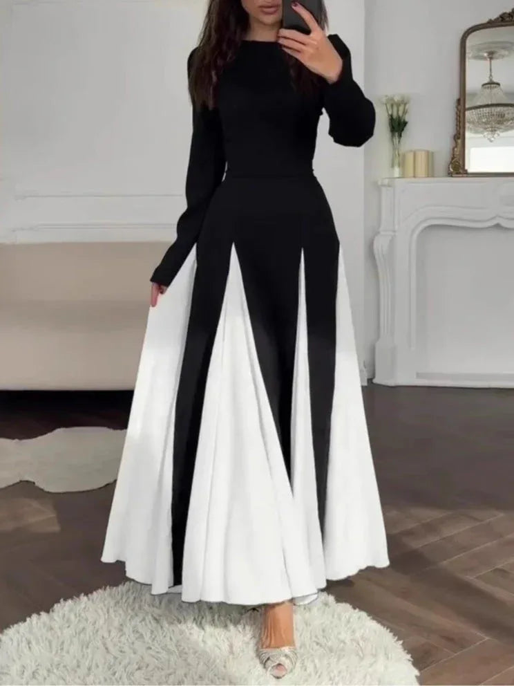 Celia™ Elegant Colorblock Dress - Sarah and Emma Portland
