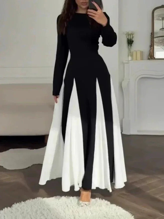 Celia™ Elegant Colorblock Dress - Sarah and Emma Portland