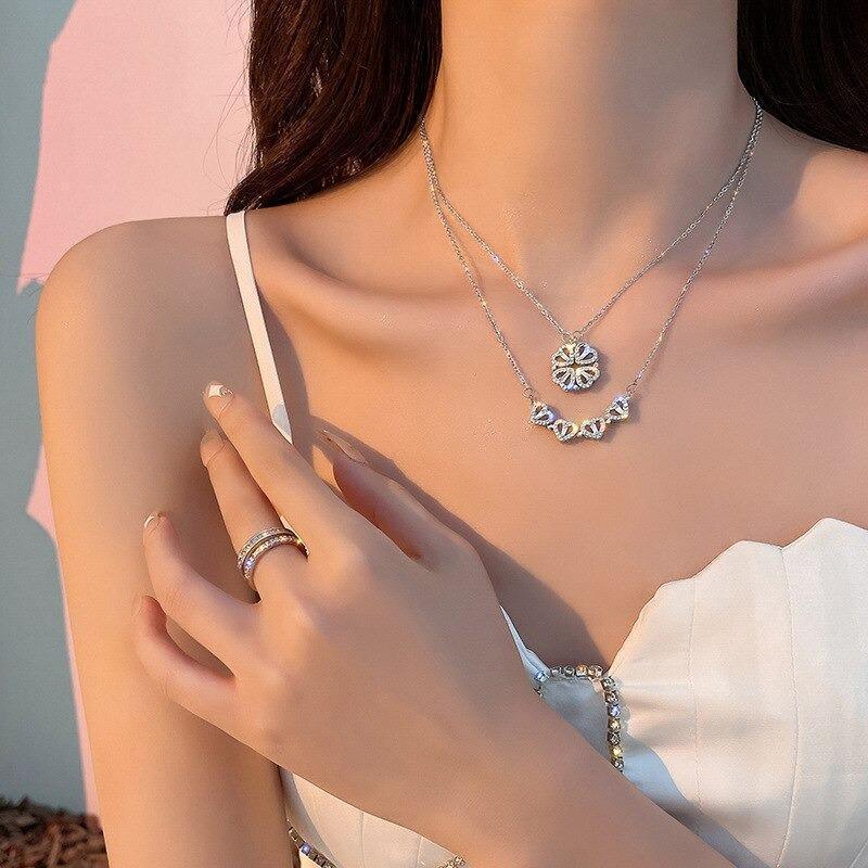 Four-Leaf Clover Necklace - Sarah and Emma Portland