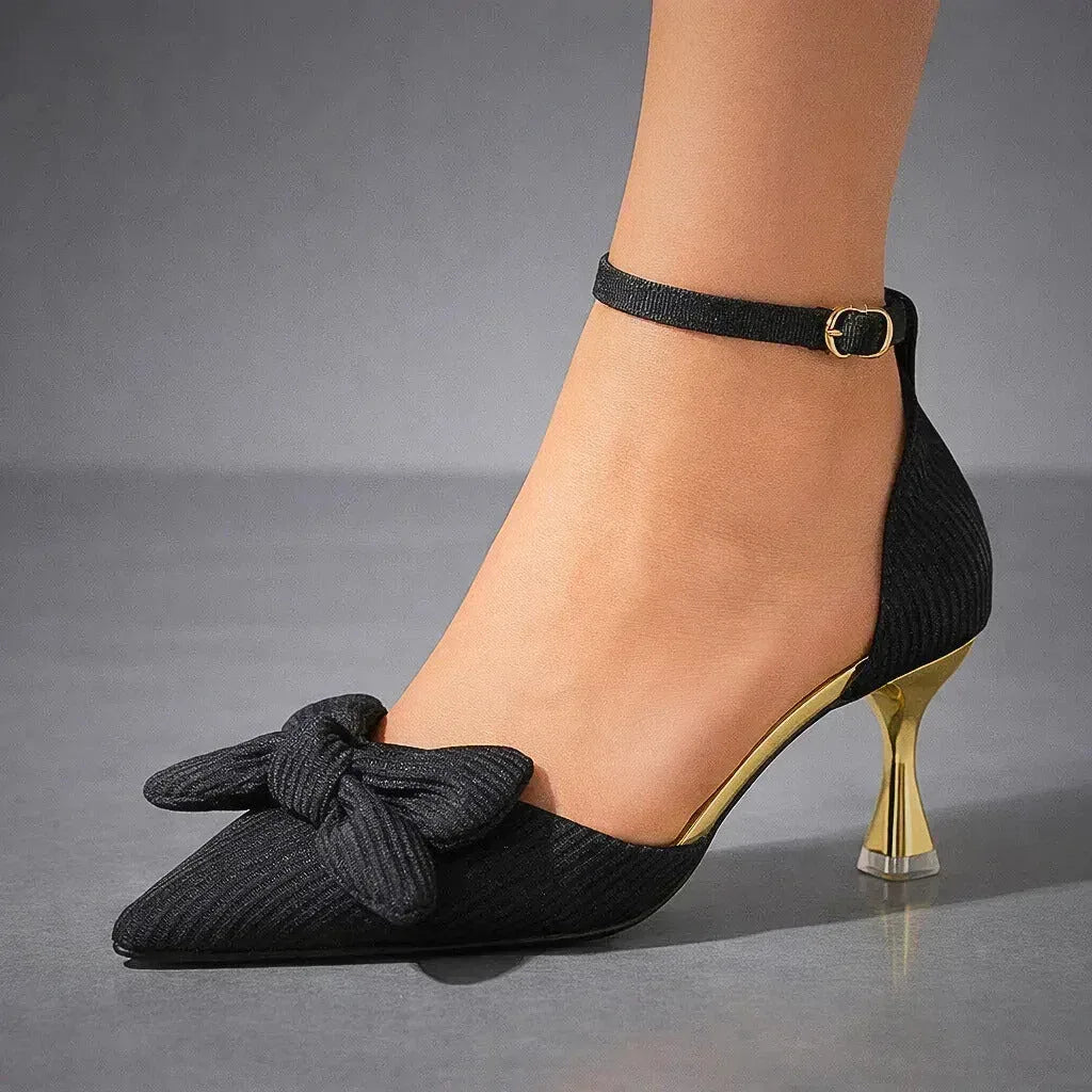 LIORA BOW HEELS - Sarah and Emma Portland