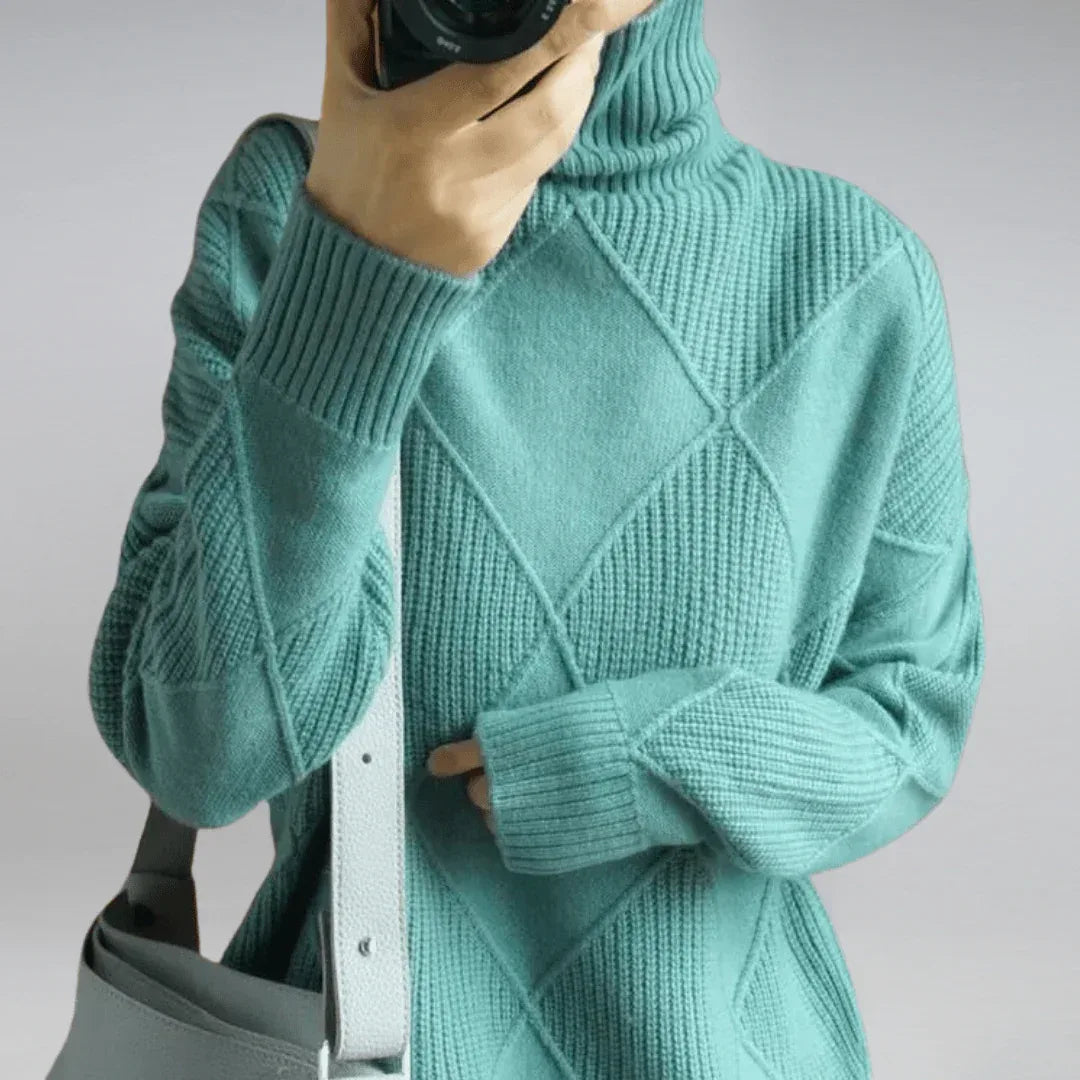 Fruta | Turtleneck Wool Sweater - Sarah and Emma Portland