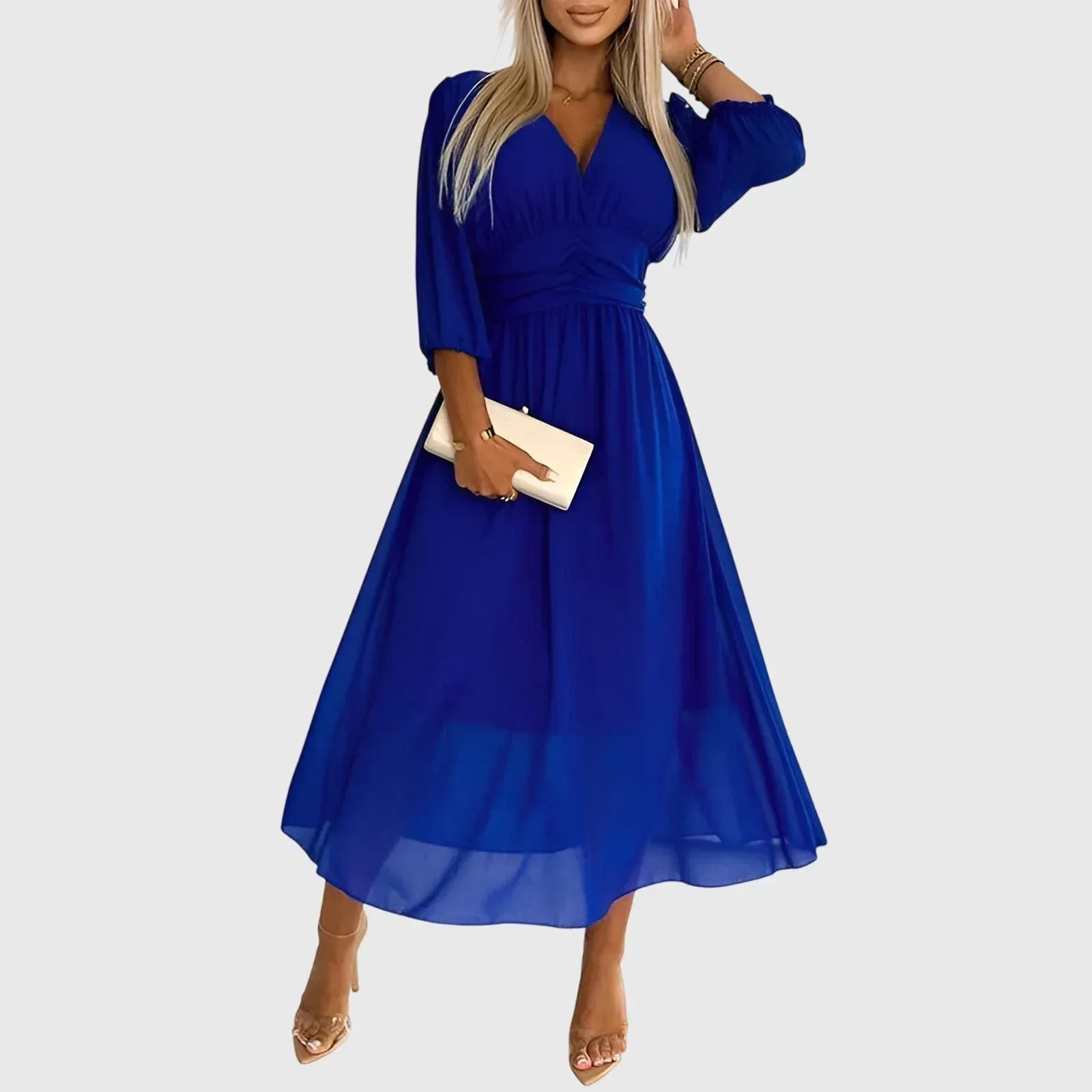 Chloe™ | Lightweight Silky Chiffon Dress - Sarah and Emma Portland