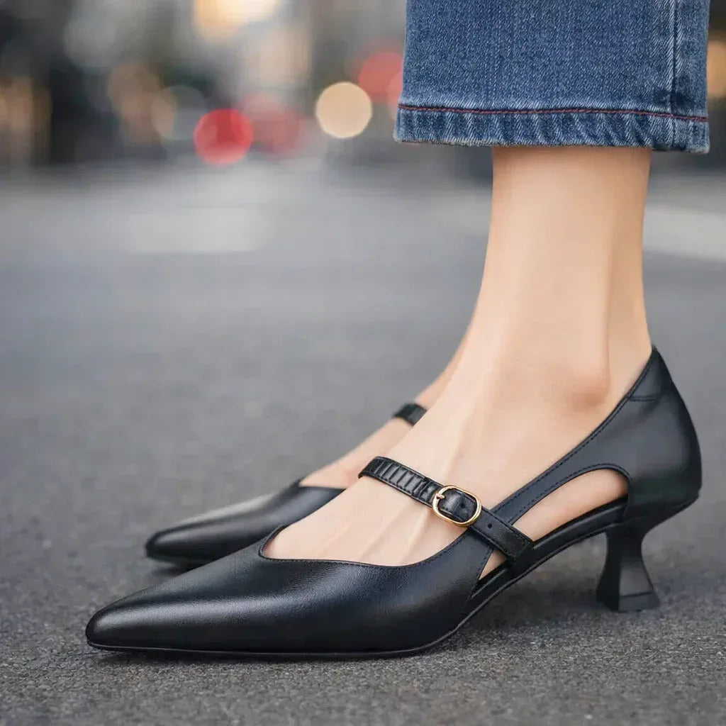 AVANI GENUINE LEATHER HEELS - Sarah and Emma Portland