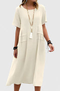 Krystina | Elegant Midi Dress - Sarah and Emma Portland