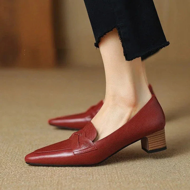 SOFIA GENUINE LEATHER LOAFERS - Sarah and Emma Portland