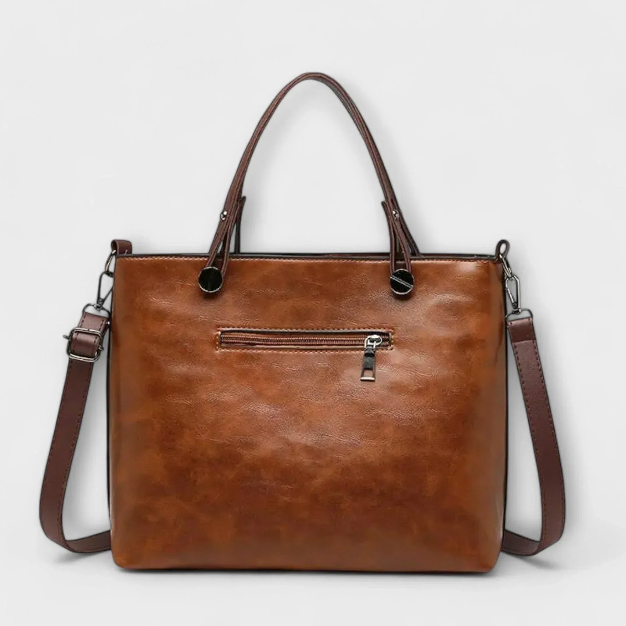Lora - Elegant Leather Bag - Sarah and Emma Portland