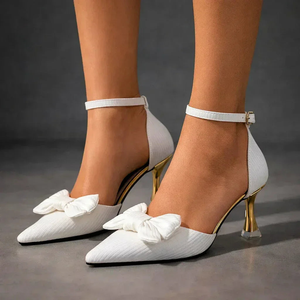 LIORA BOW HEELS - Sarah and Emma Portland
