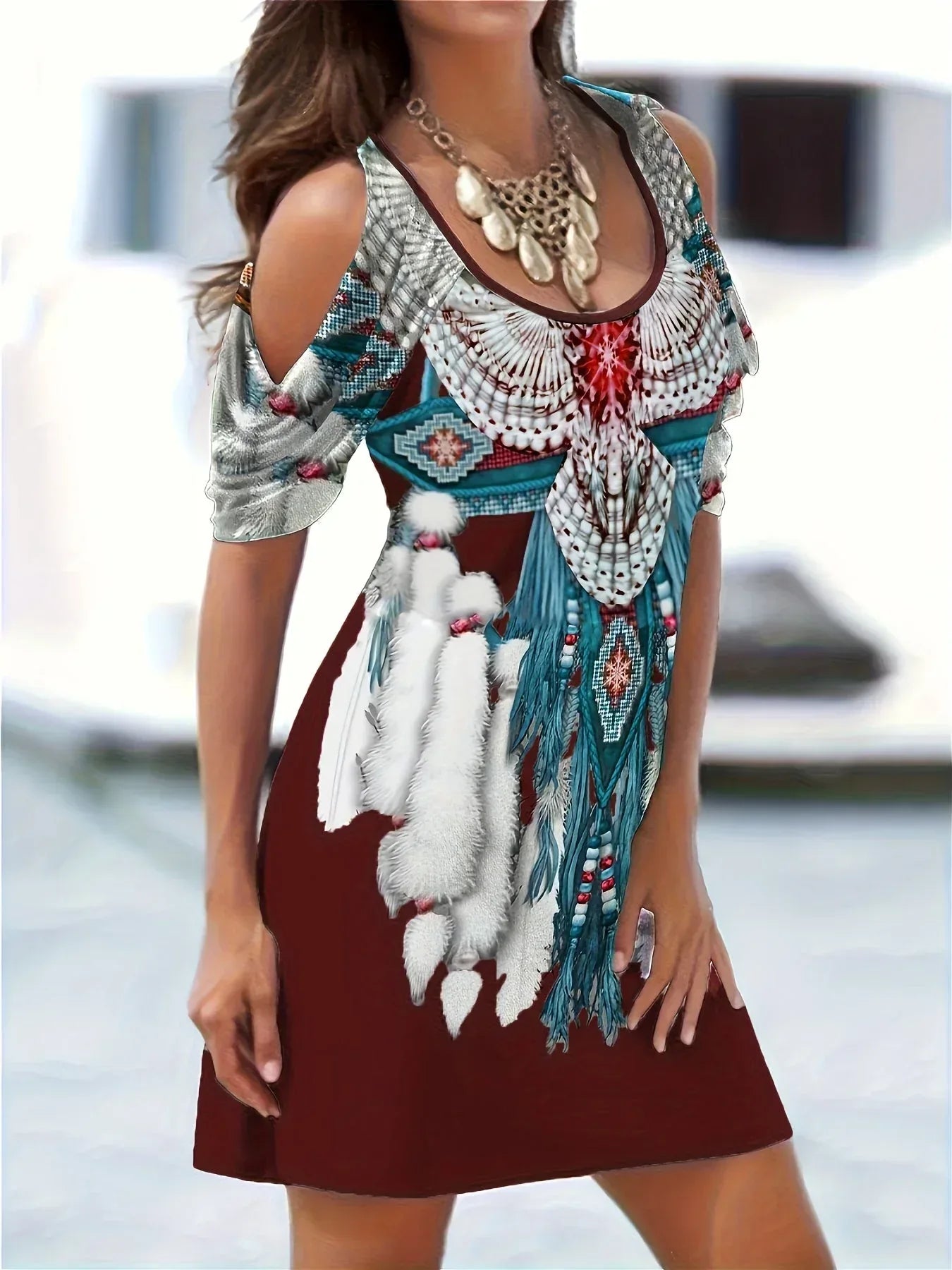 Hannah | Western Eagle Dress - Sarah and Emma Portland