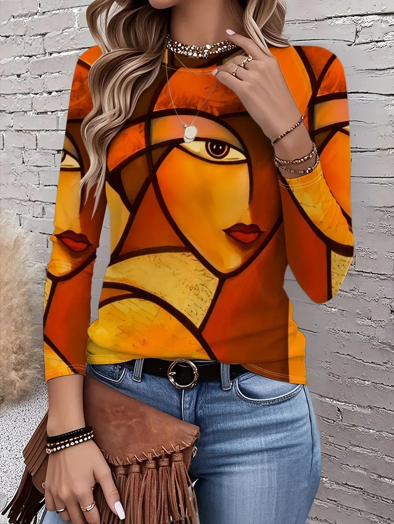 Arden | Geometric Art T-Shirt - Sarah and Emma Portland