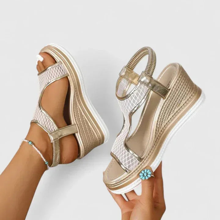 Jessica | Orthopedic Wedge Sandals - Sarah and Emma Portland