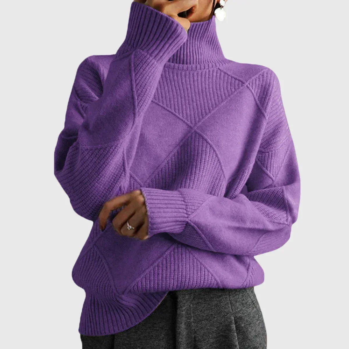 Angela™ - Turtleneck Sweater - Sarah and Emma Portland