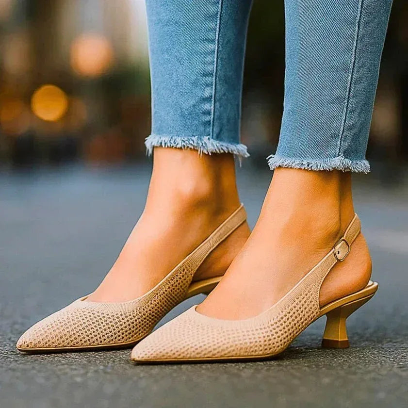 AVELINA MESH HEELS - Sarah and Emma Portland