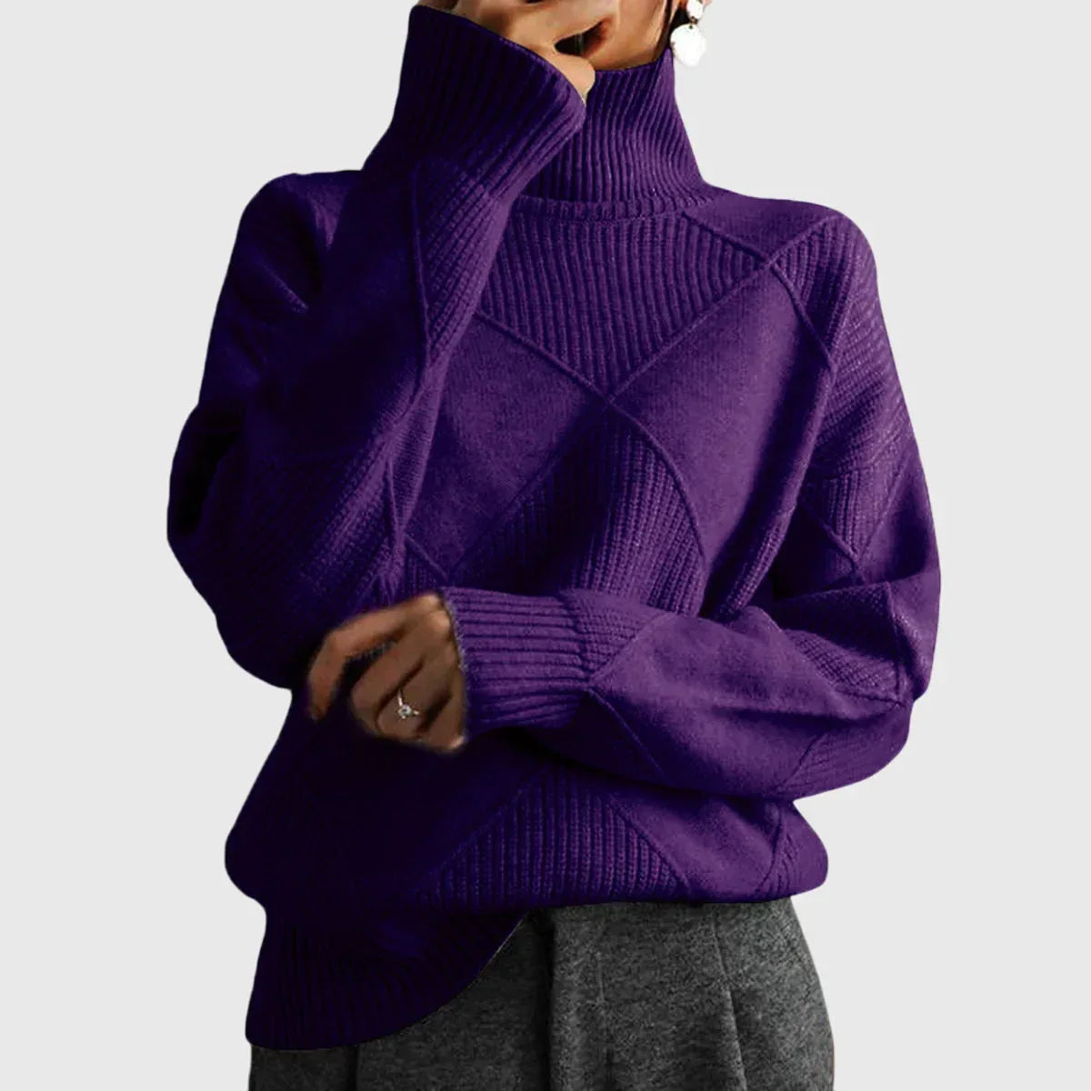 Angela™ - Turtleneck Sweater - Sarah and Emma Portland